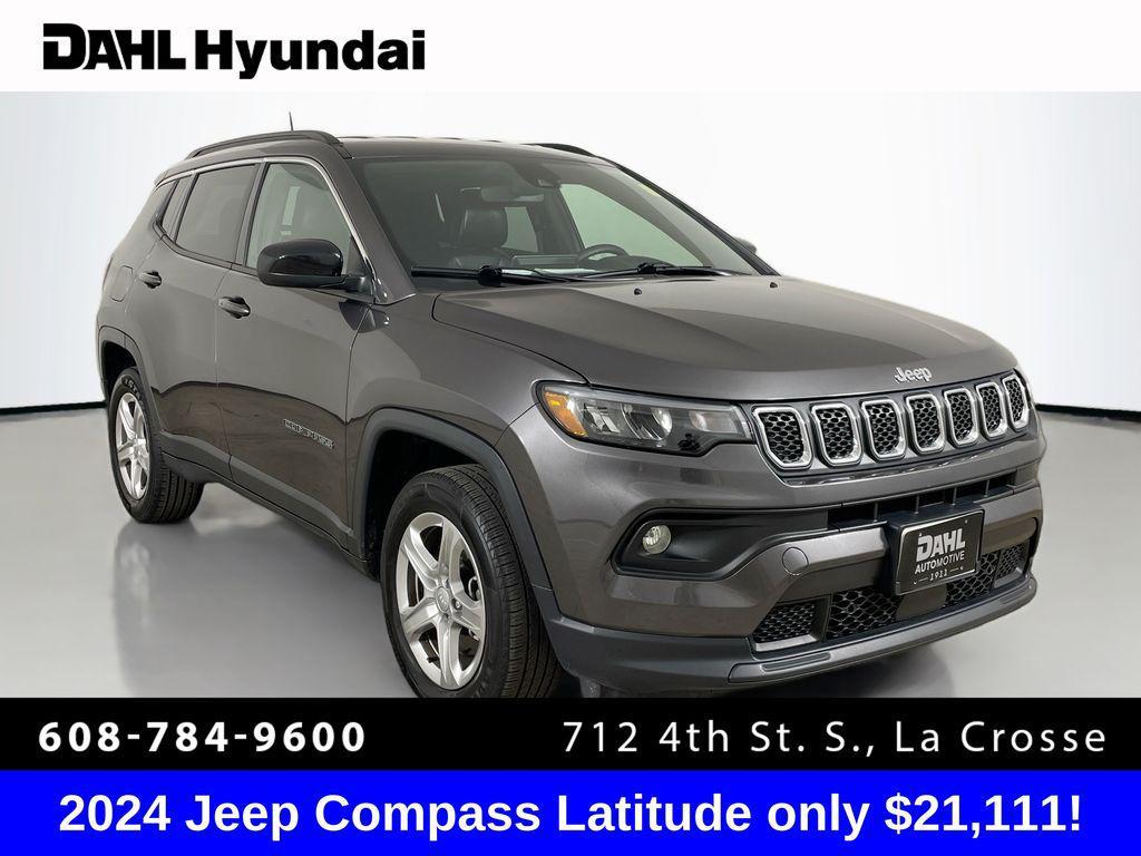 used 2024 Jeep Compass car, priced at $21,111