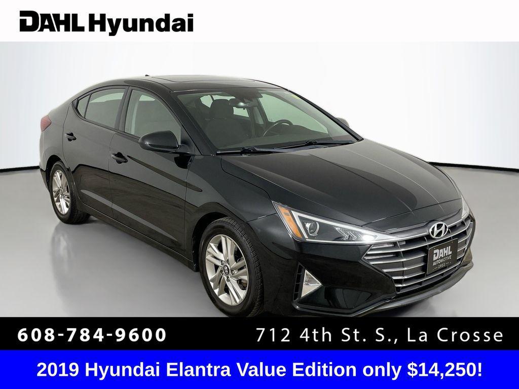 used 2019 Hyundai Elantra car, priced at $14,250