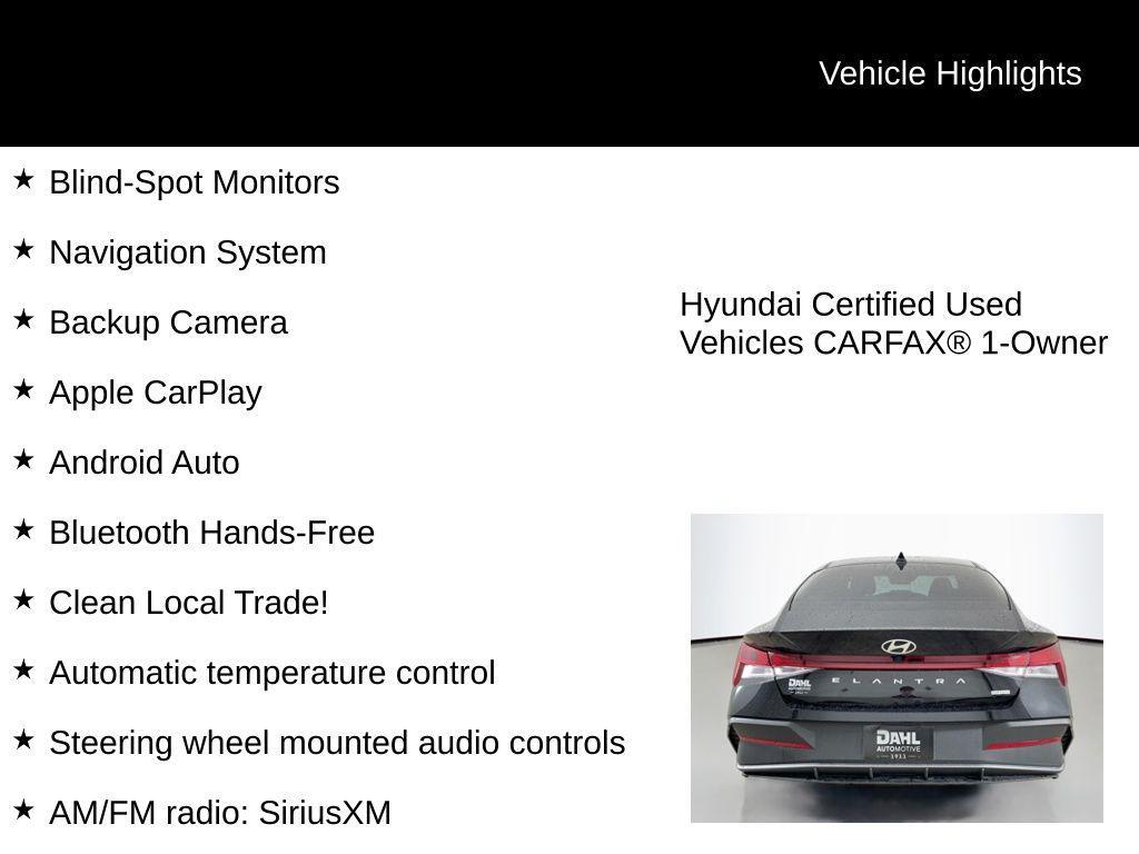 used 2024 Hyundai ELANTRA HEV car, priced at $21,600