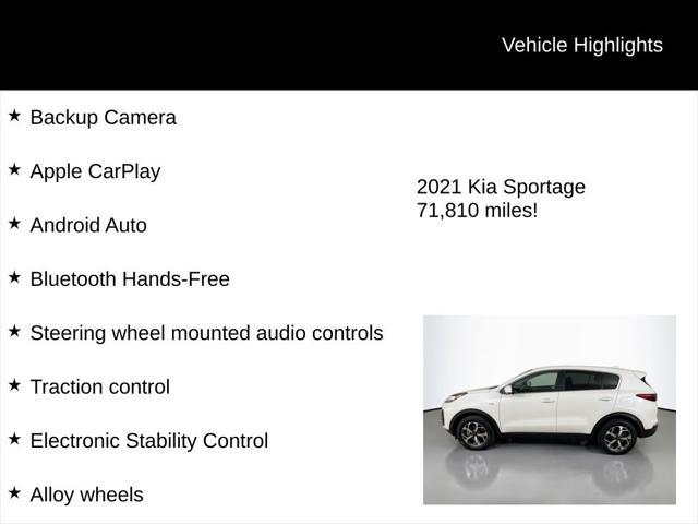 used 2021 Kia Sportage car, priced at $17,399