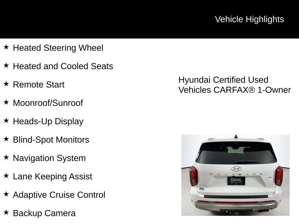 used 2024 Hyundai Palisade car, priced at $43,250