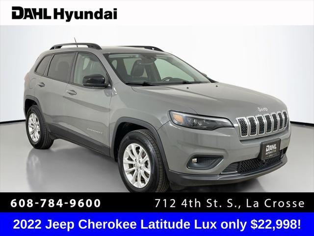 used 2022 Jeep Cherokee car, priced at $22,998