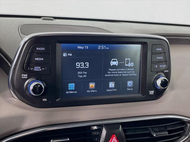 used 2019 Hyundai Santa Fe car, priced at $18,489