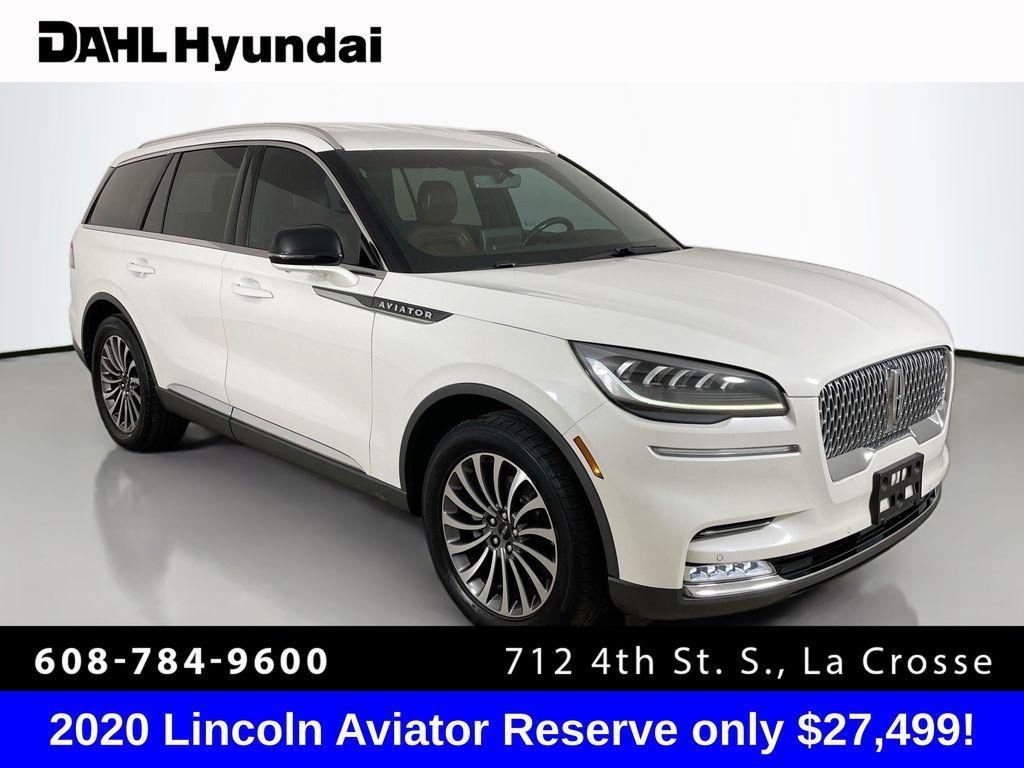 used 2020 Lincoln Aviator car, priced at $27,499
