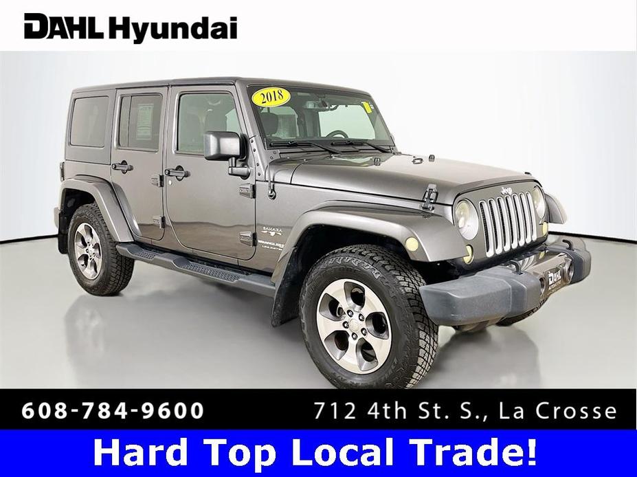 used 2018 Jeep Wrangler JK Unlimited car, priced at $21,994