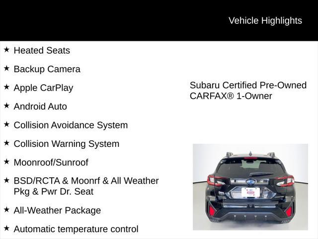 used 2024 Subaru Crosstrek car, priced at $27,988