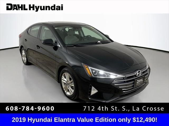 used 2019 Hyundai Elantra car, priced at $12,490