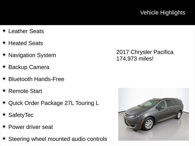 used 2017 Chrysler Pacifica car, priced at $9,526