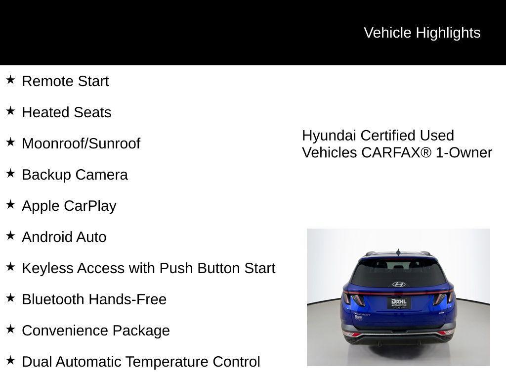 used 2023 Hyundai Tucson car, priced at $25,985