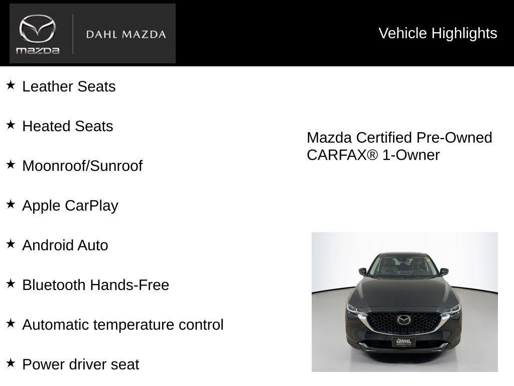 used 2025 Mazda CX-5 car, priced at $27,990