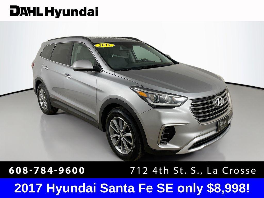 used 2017 Hyundai Santa Fe car, priced at $8,998
