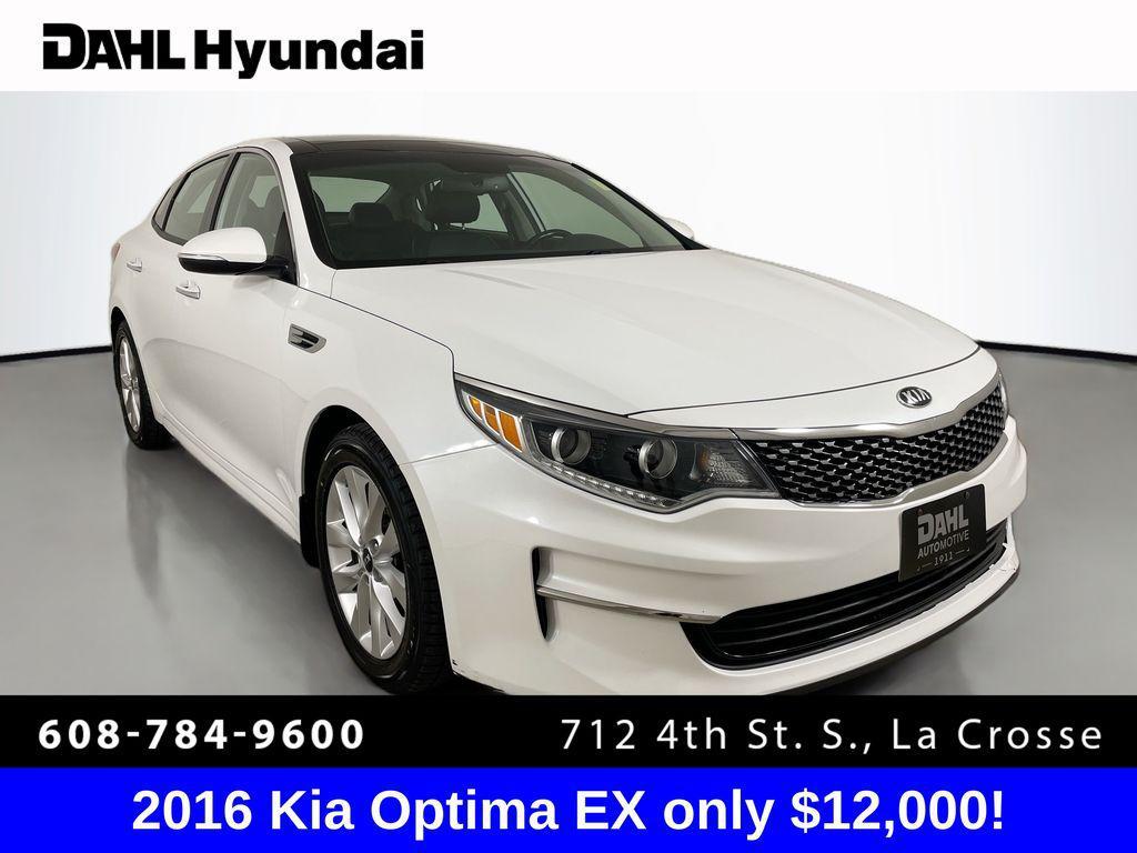 used 2016 Kia Optima car, priced at $12,000