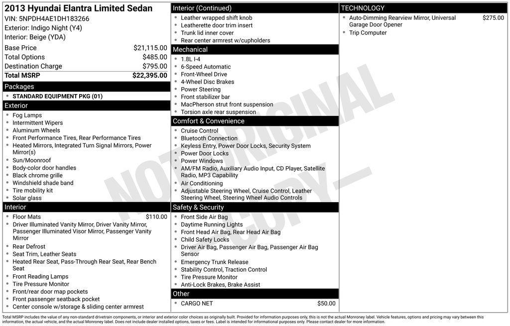 used 2013 Hyundai Elantra car, priced at $8,900