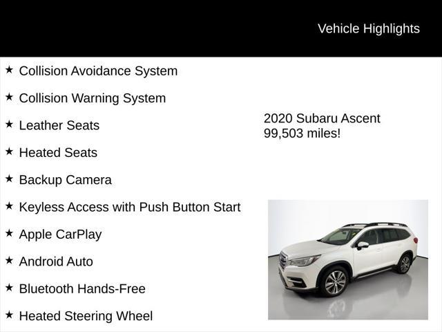 used 2020 Subaru Ascent car, priced at $20,690