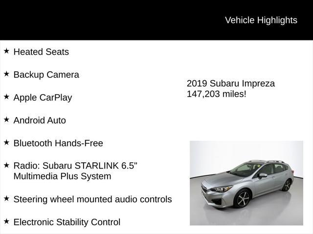 used 2019 Subaru Impreza car, priced at $12,998