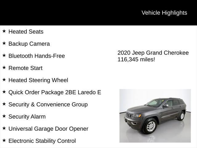 used 2020 Jeep Grand Cherokee car, priced at $17,998