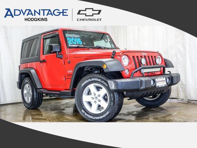 used 2016 Jeep Wrangler car, priced at $17,365