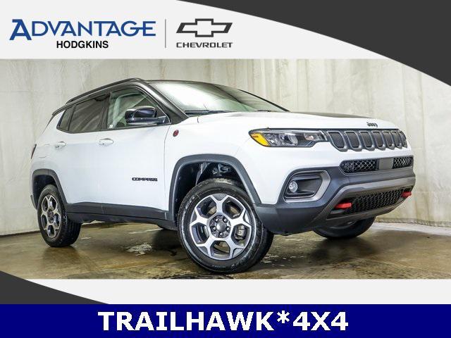 used 2022 Jeep Compass car, priced at $24,805