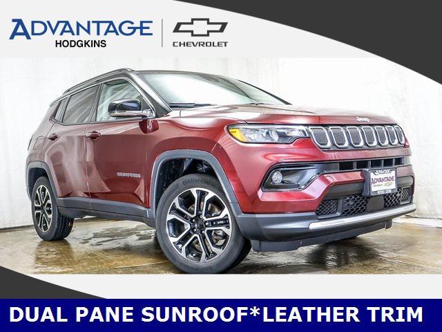 used 2022 Jeep Compass car, priced at $22,492