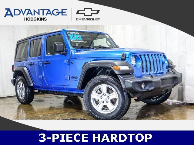 used 2022 Jeep Wrangler Unlimited car, priced at $27,971