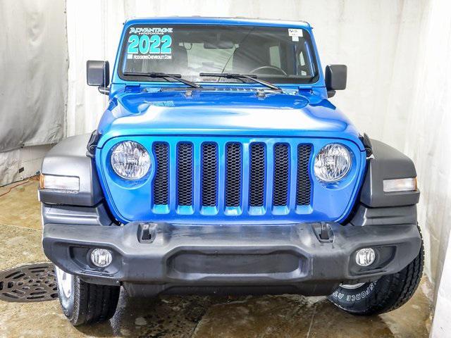 used 2022 Jeep Wrangler Unlimited car, priced at $27,681