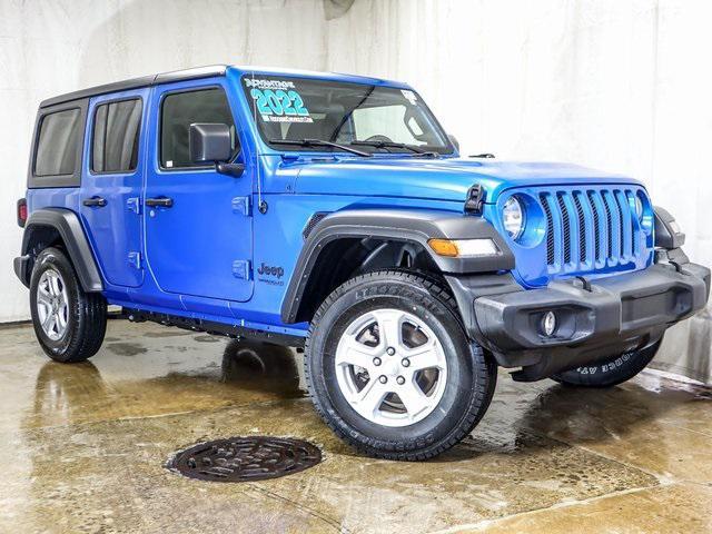 used 2022 Jeep Wrangler Unlimited car, priced at $27,681