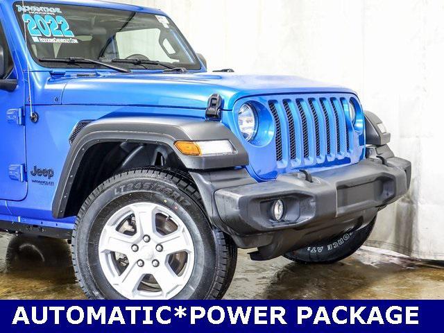 used 2022 Jeep Wrangler Unlimited car, priced at $27,681