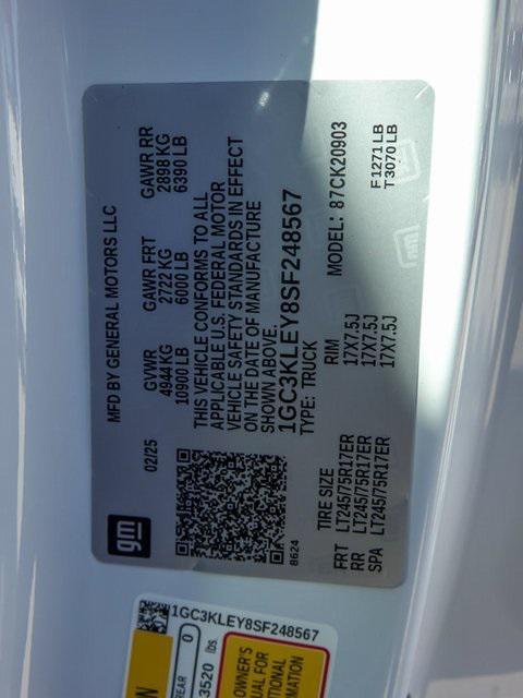 new 2025 Chevrolet Silverado 2500 car, priced at $59,887