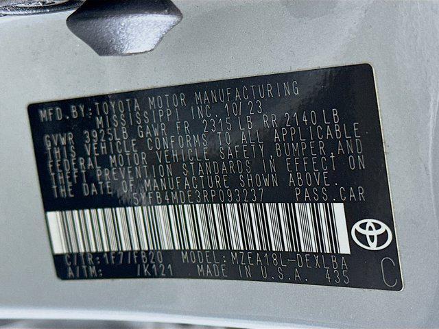 used 2024 Toyota Corolla car, priced at $20,389