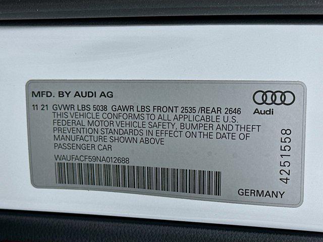 used 2022 Audi A5 Sportback car, priced at $31,989