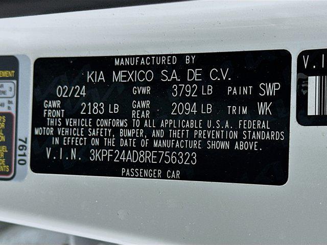 used 2024 Kia Forte car, priced at $17,109