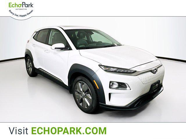 used 2021 Hyundai Kona EV car, priced at $16,989