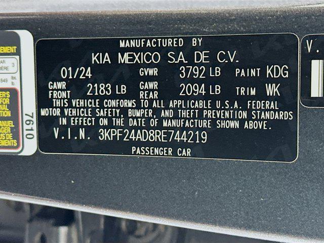 used 2024 Kia Forte car, priced at $16,296