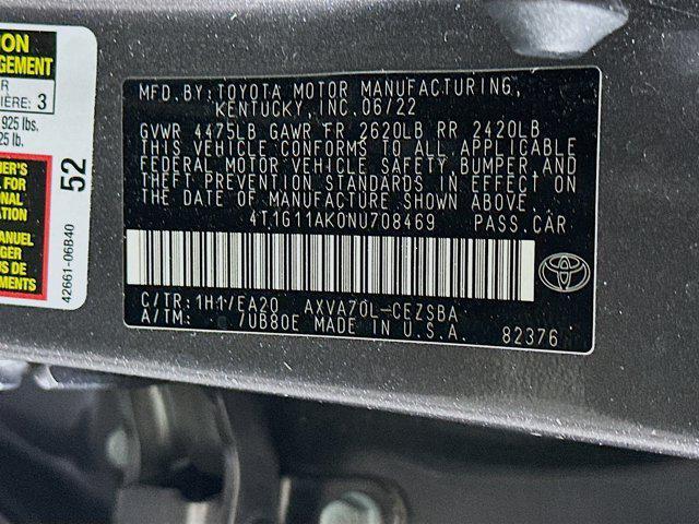 used 2022 Toyota Camry car, priced at $24,697