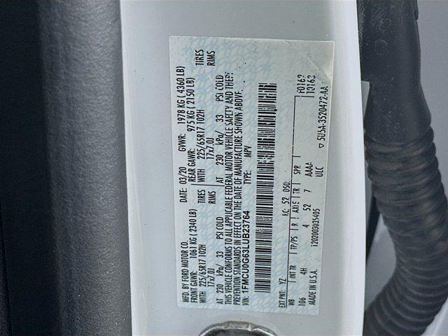 used 2020 Ford Escape car, priced at $16,497