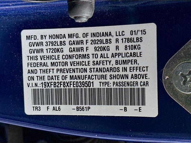 used 2015 Honda Civic car, priced at $15,497