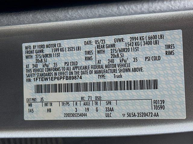 used 2023 Ford F-150 car, priced at $41,397