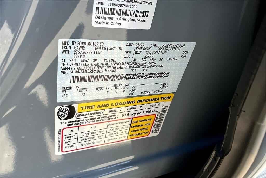 new 2025 Lincoln Navigator L car, priced at $107,015