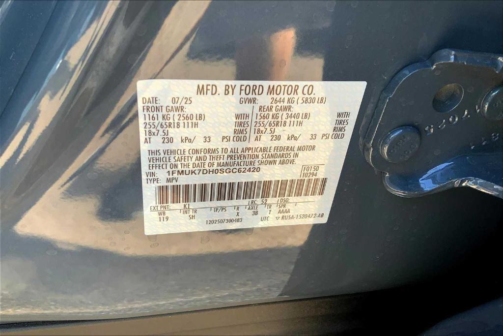 new 2025 Ford Explorer car, priced at $44,660
