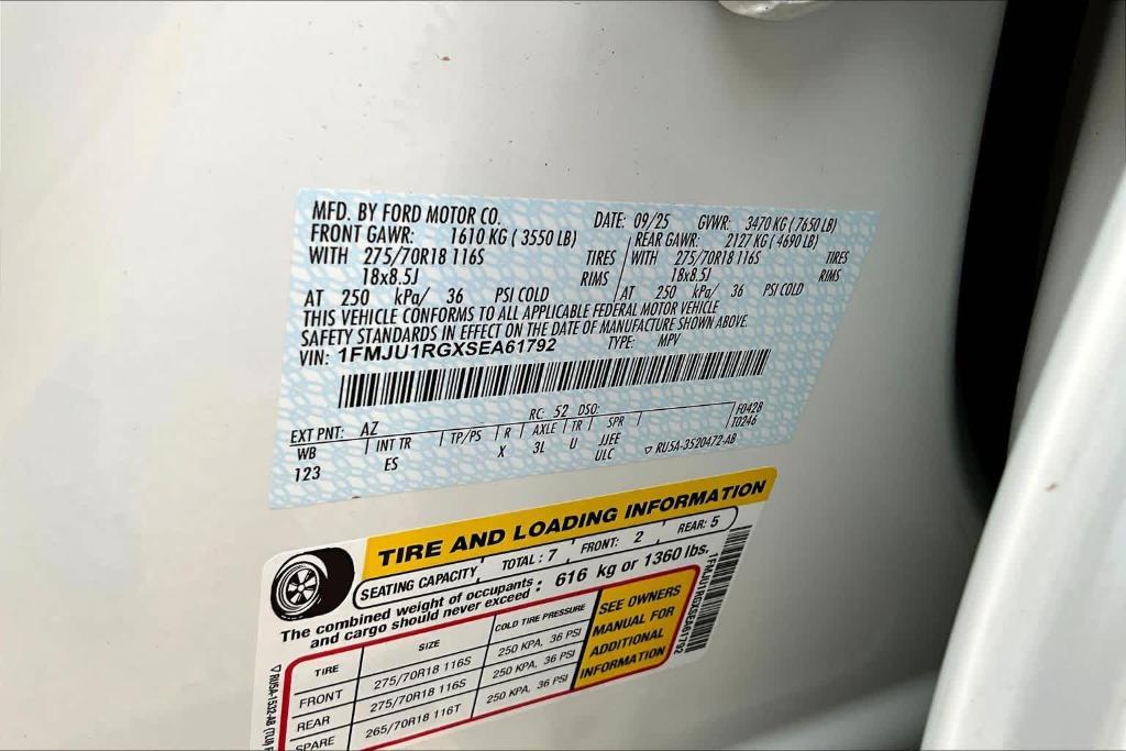 new 2025 Ford Expedition car, priced at $84,940