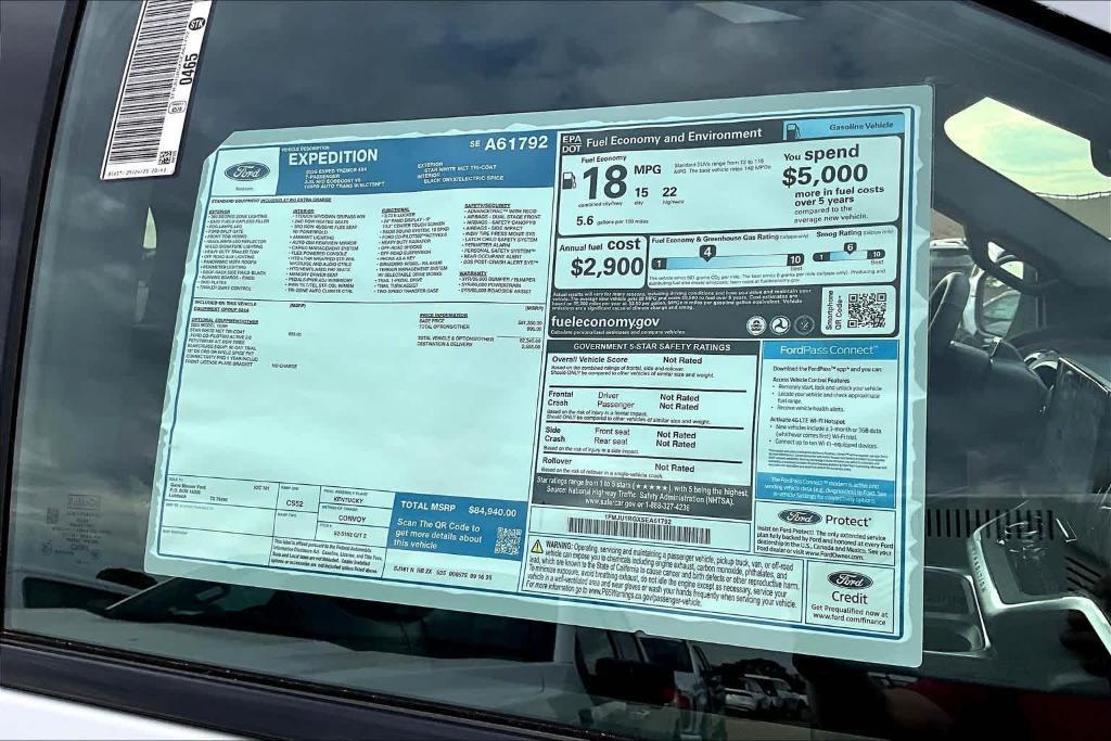 new 2025 Ford Expedition car, priced at $84,940