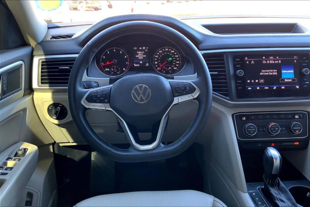 used 2021 Volkswagen Atlas car, priced at $18,043