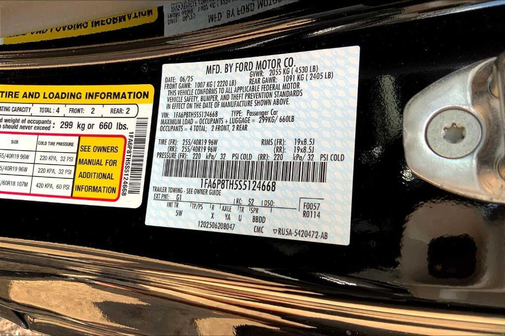 new 2025 Ford Mustang car, priced at $45,690
