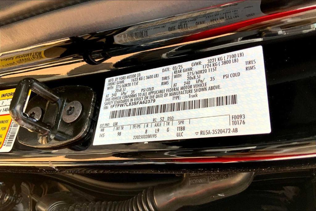new 2025 Ford F-150 car, priced at $76,495