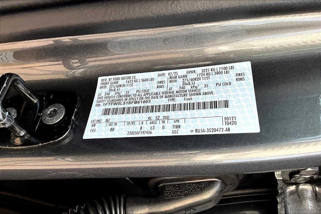 new 2025 Ford F-150 car, priced at $73,575