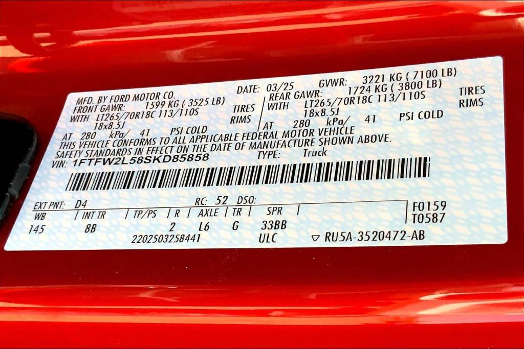 new 2025 Ford F-150 car, priced at $54,780