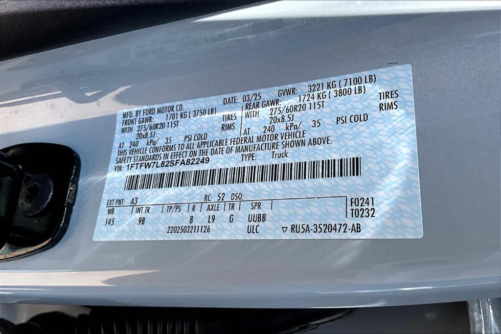 new 2025 Ford F-150 car, priced at $81,260