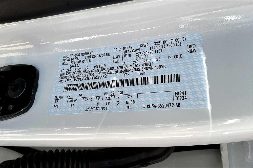 new 2025 Ford F-150 car, priced at $71,490
