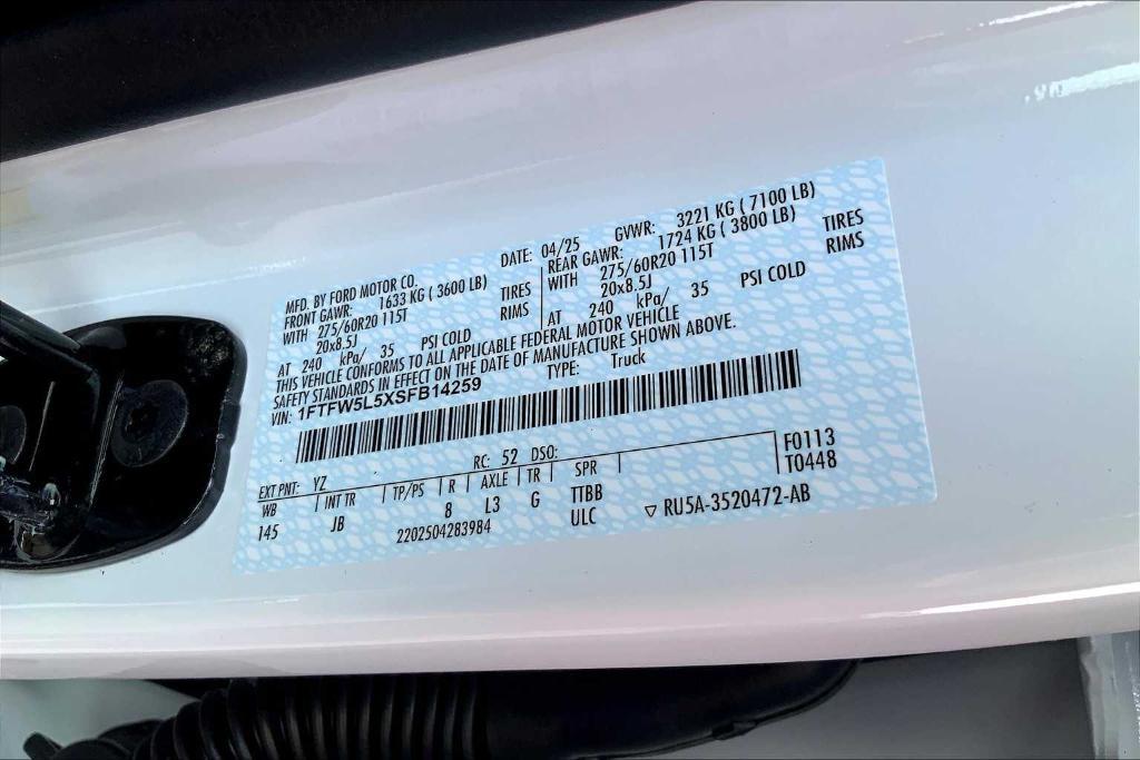 new 2025 Ford F-150 car, priced at $64,675