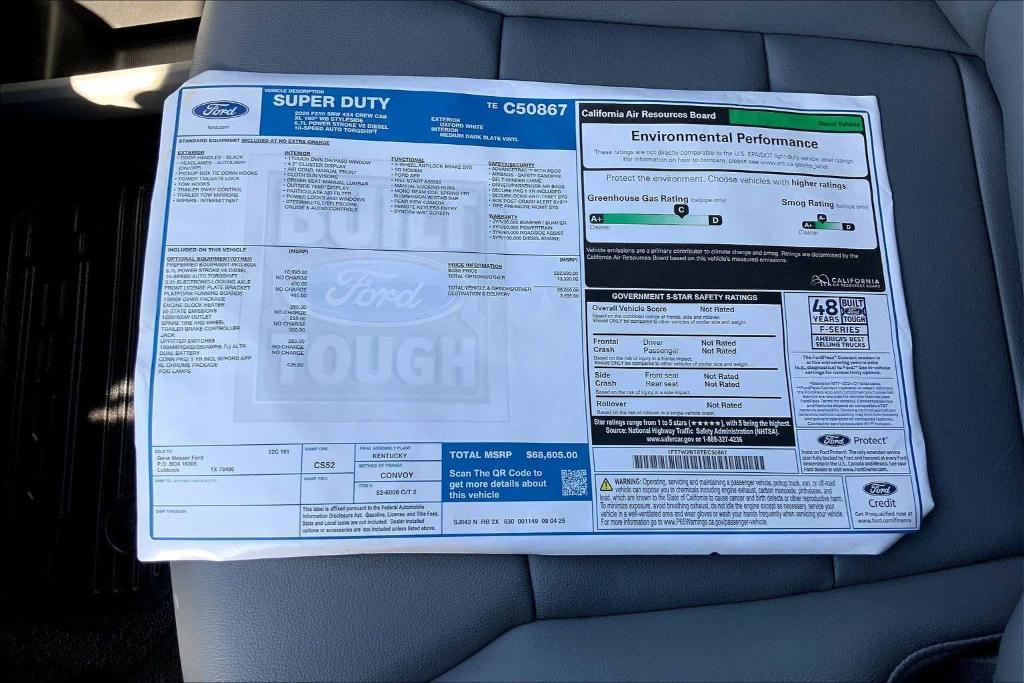 new 2026 Ford F-250 car, priced at $66,105